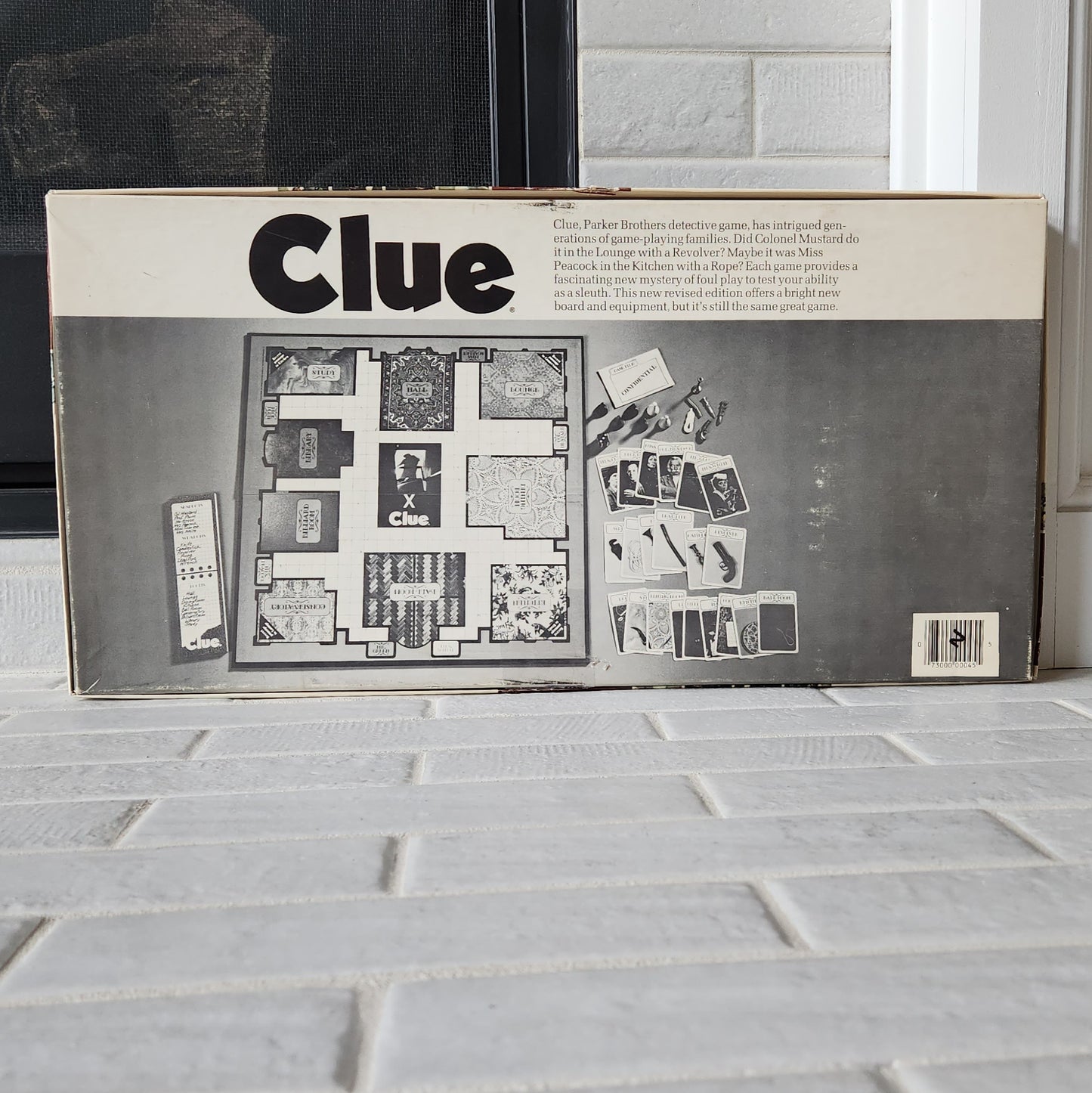 Display and Play 1979 Clue Handmade Framed Board Game