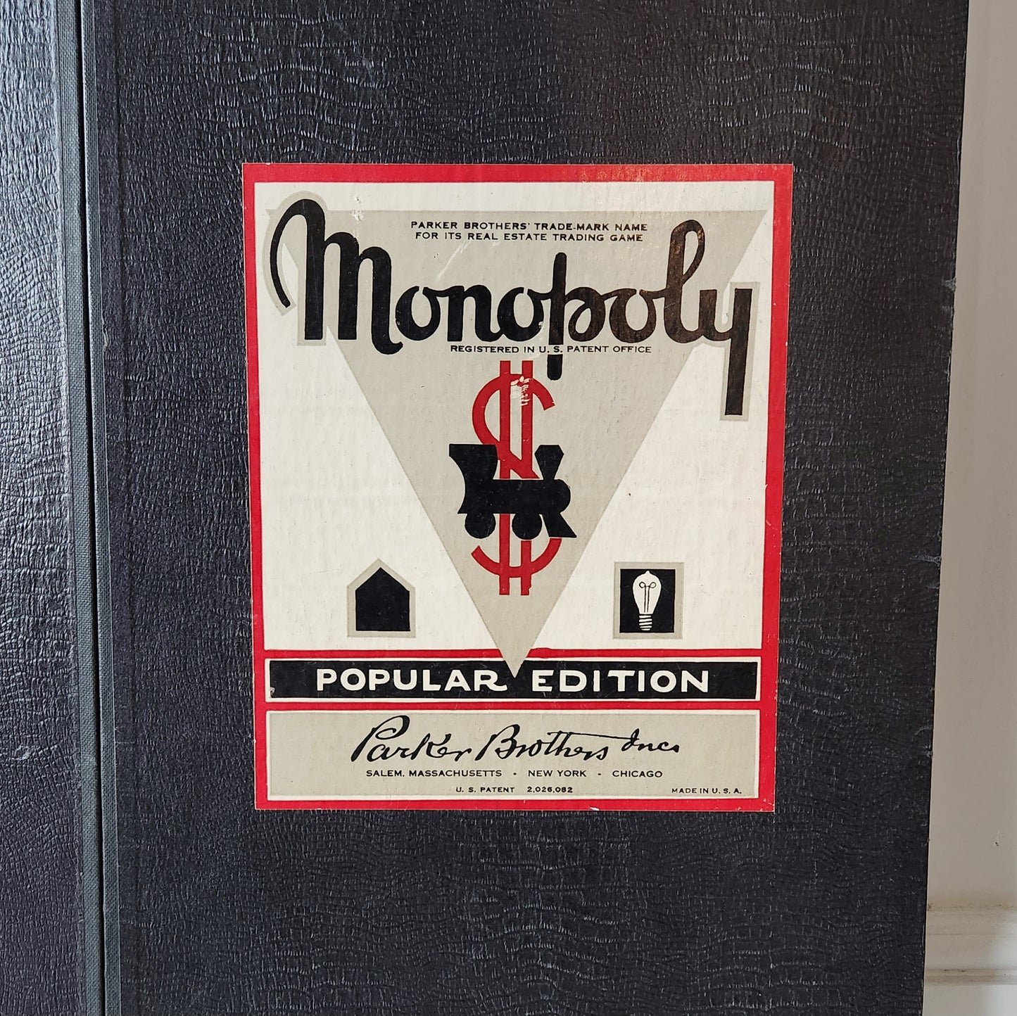 1953 Monopoly Red Mustache Popular Edition Version