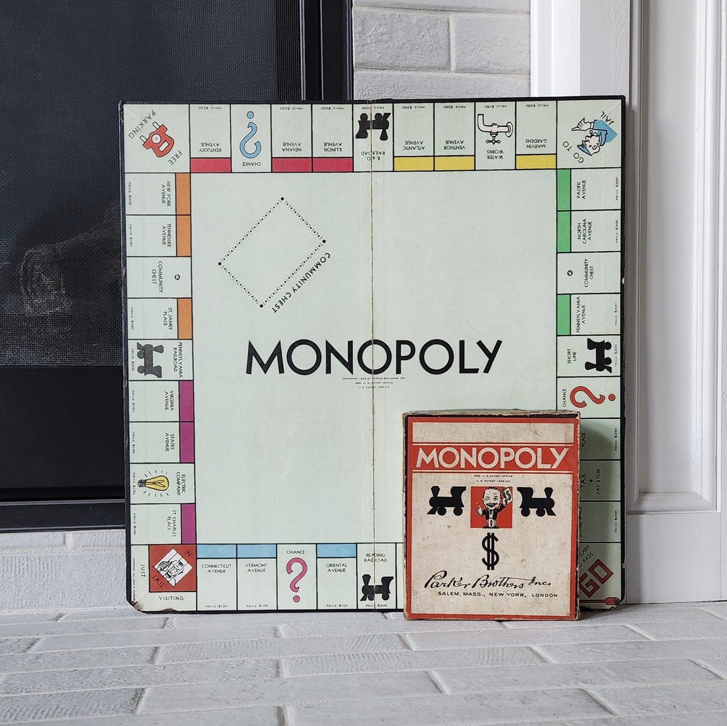 1935 Monopoly Game - Single Patent (Magie)