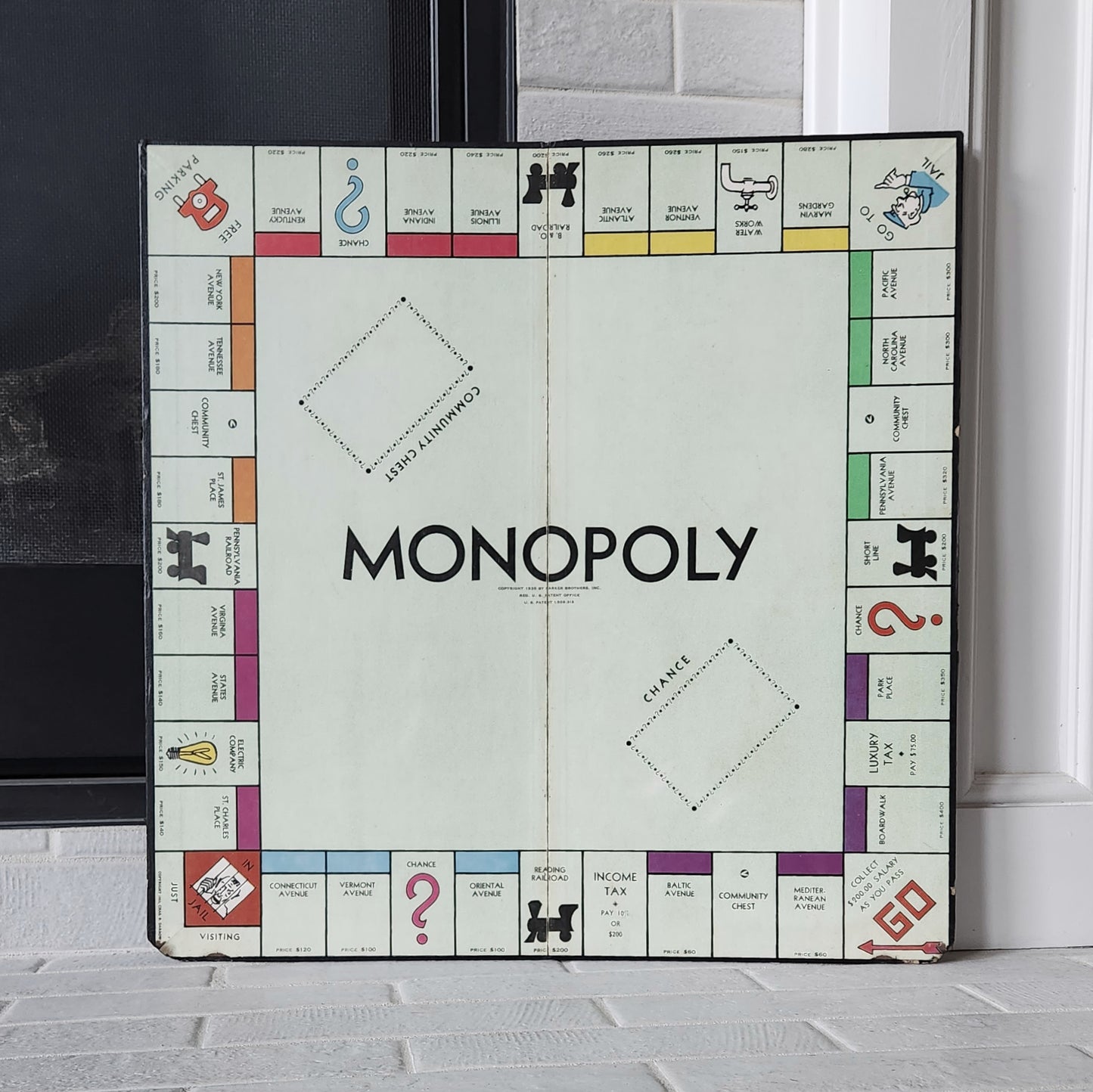 1935 Monopoly Game - Single Patent (Magie)