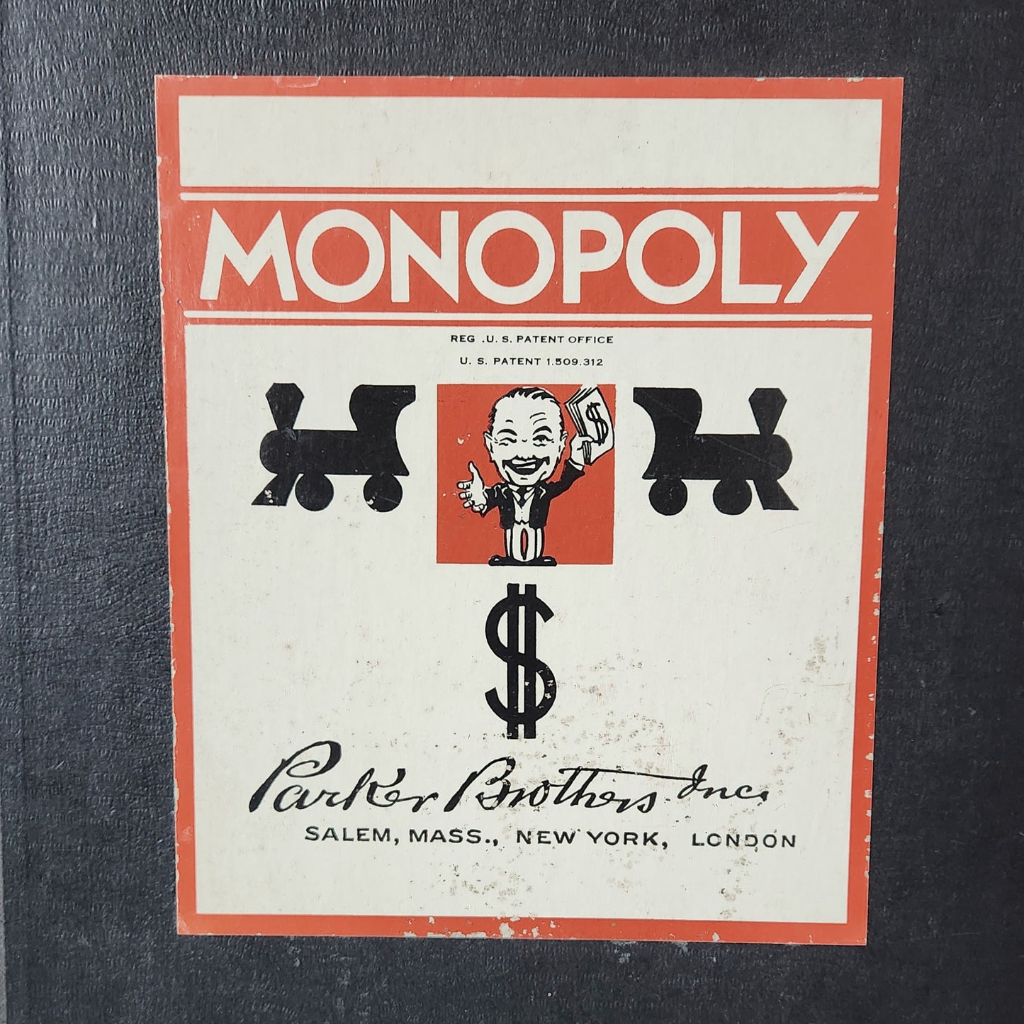 1935 Monopoly Game - Single Patent (Magie)