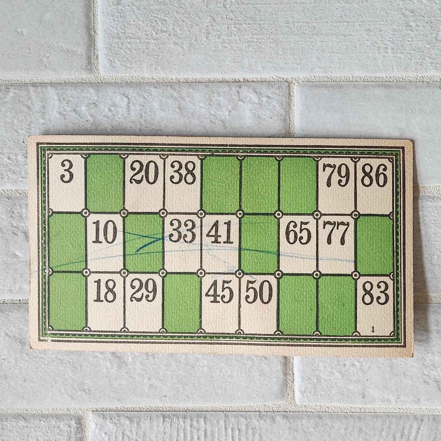 1895 McLoughlin Brothers Lotto Game Number 327