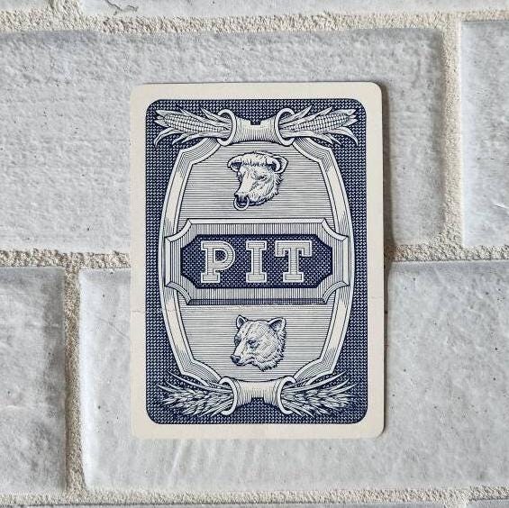1947 PIT Card Game by Parker Brothers