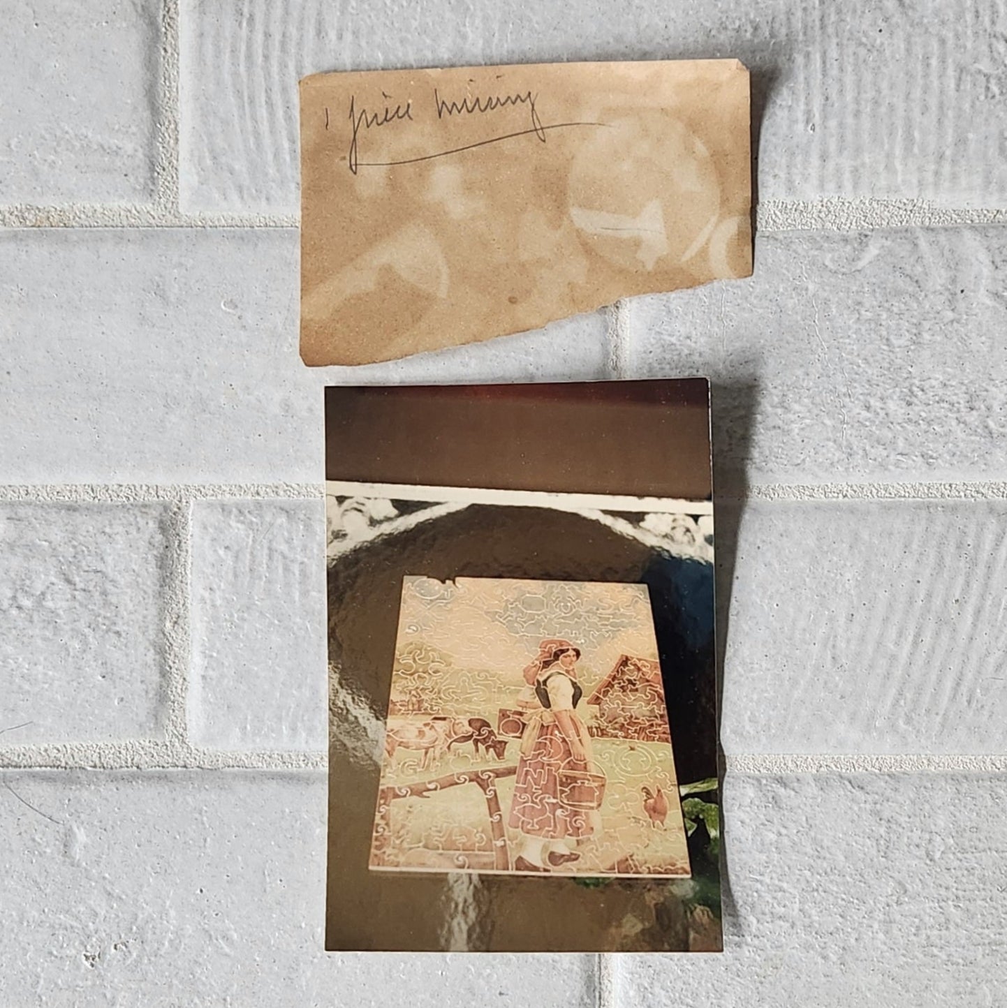 1923 Pastime Puzzle - The Milkmaid