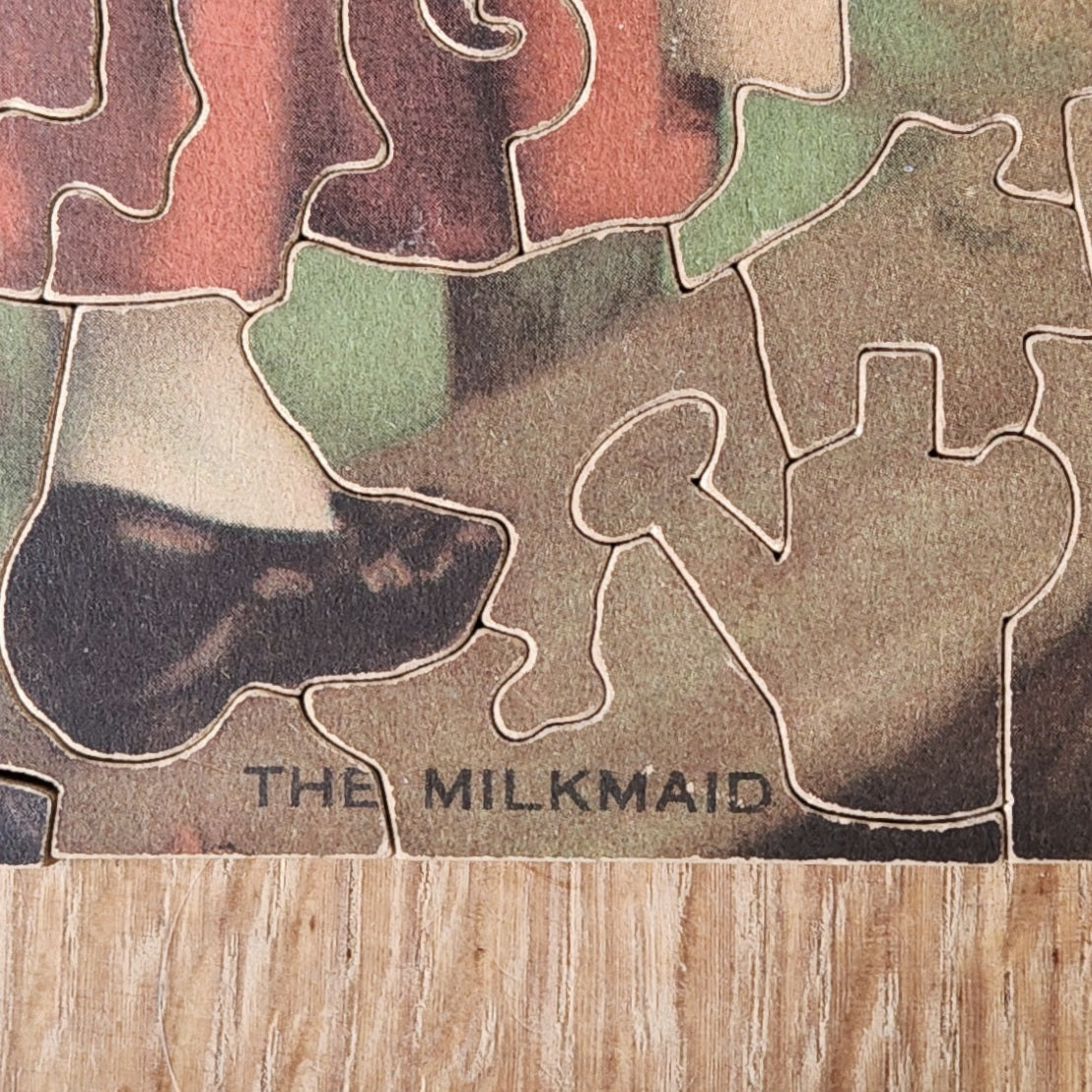 1923 Pastime Puzzle - The Milkmaid
