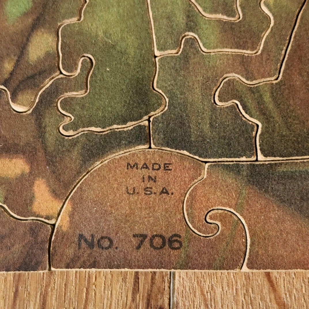 1923 Pastime Puzzle - The Milkmaid