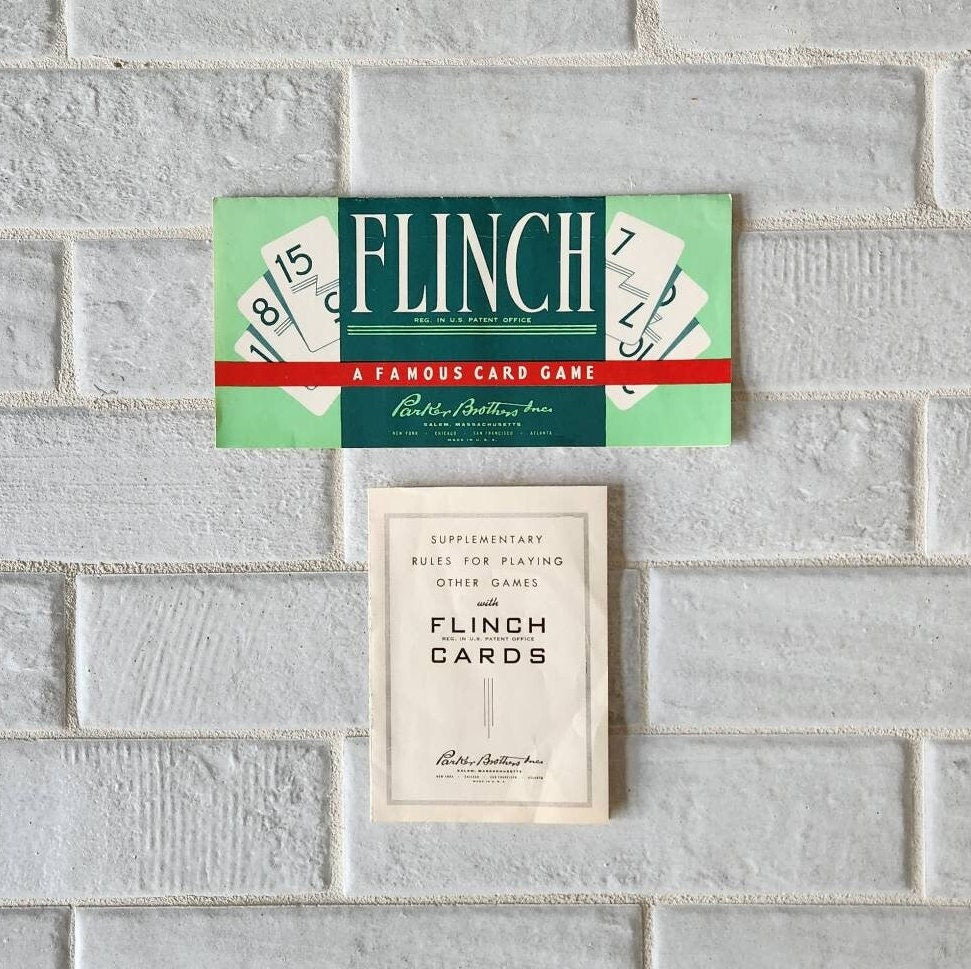 1950s Flinch Card Game