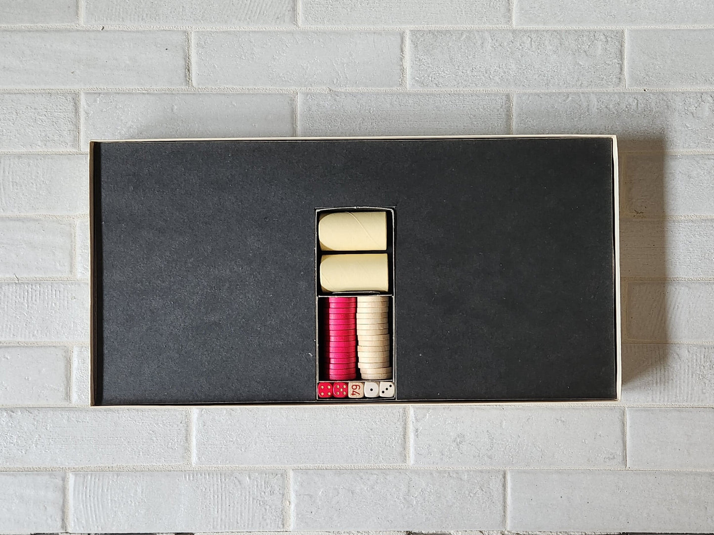 Display and Play 1975 Backgammon Framed Board Game