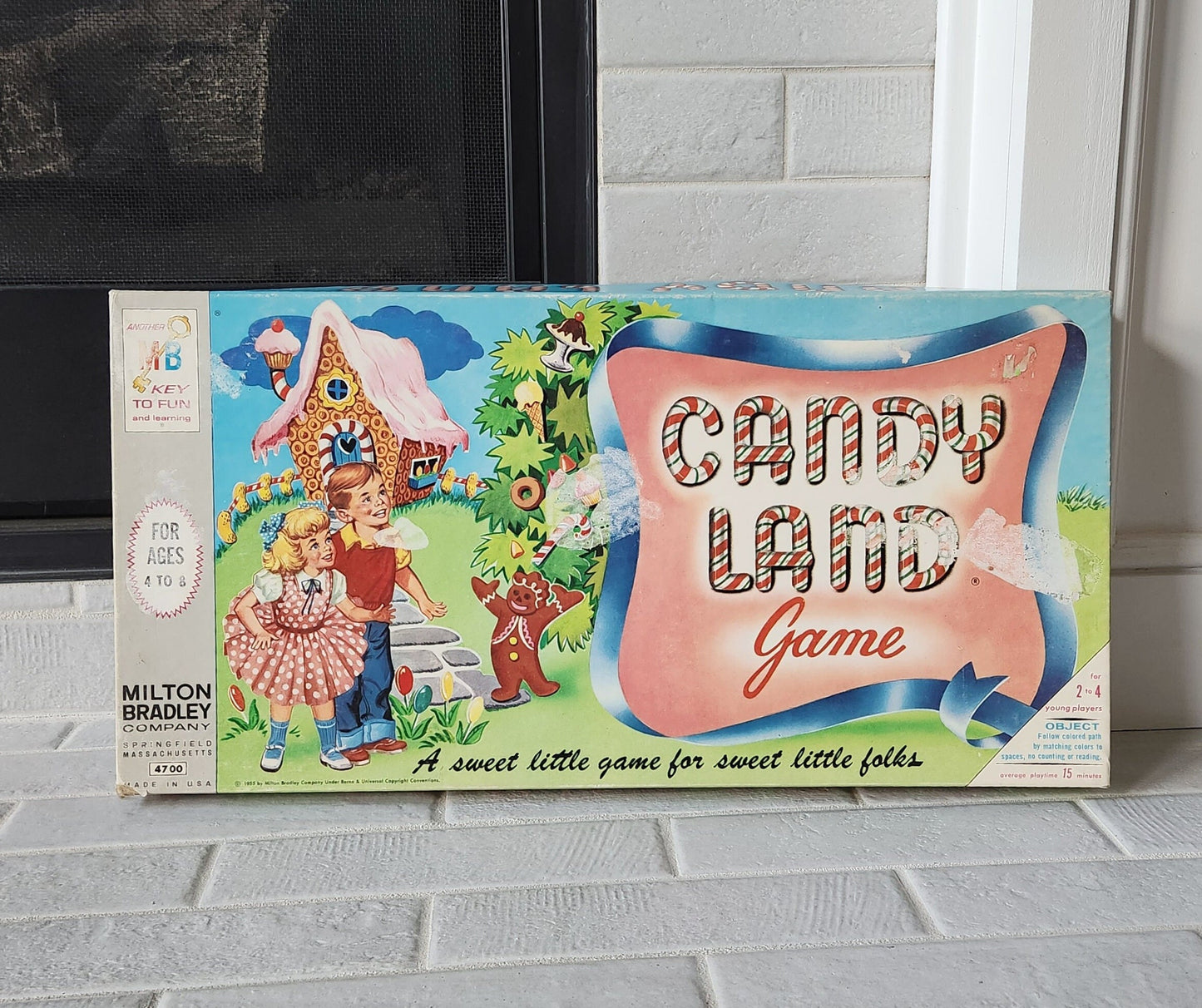 Display and Play 1962 Candy Land Framed Board Game