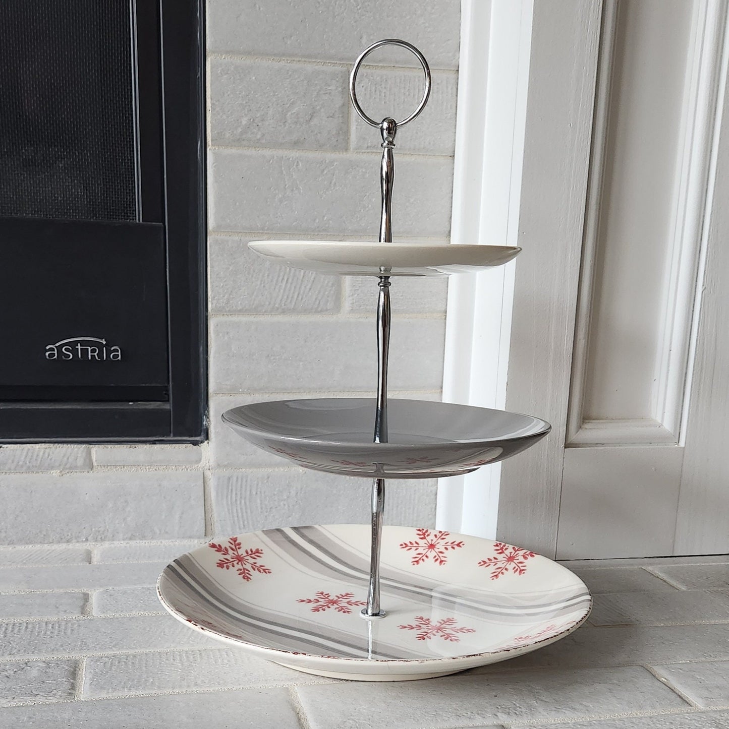 3 Tier Cake Stand Snowflake