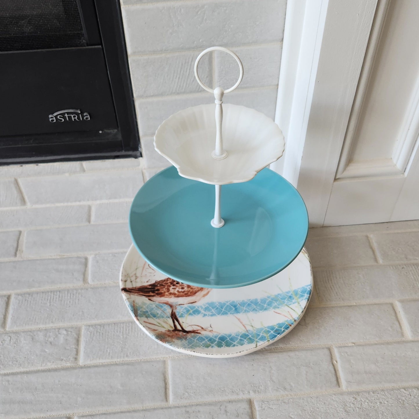 3 Tier Cake Stand Pier 1 Sandpiper Beach Theme
