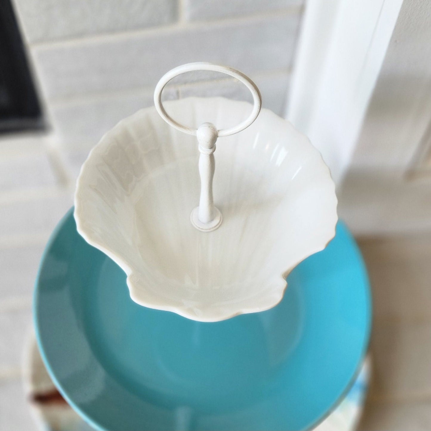 3 Tier Cake Stand Pier 1 Sandpiper Beach Theme