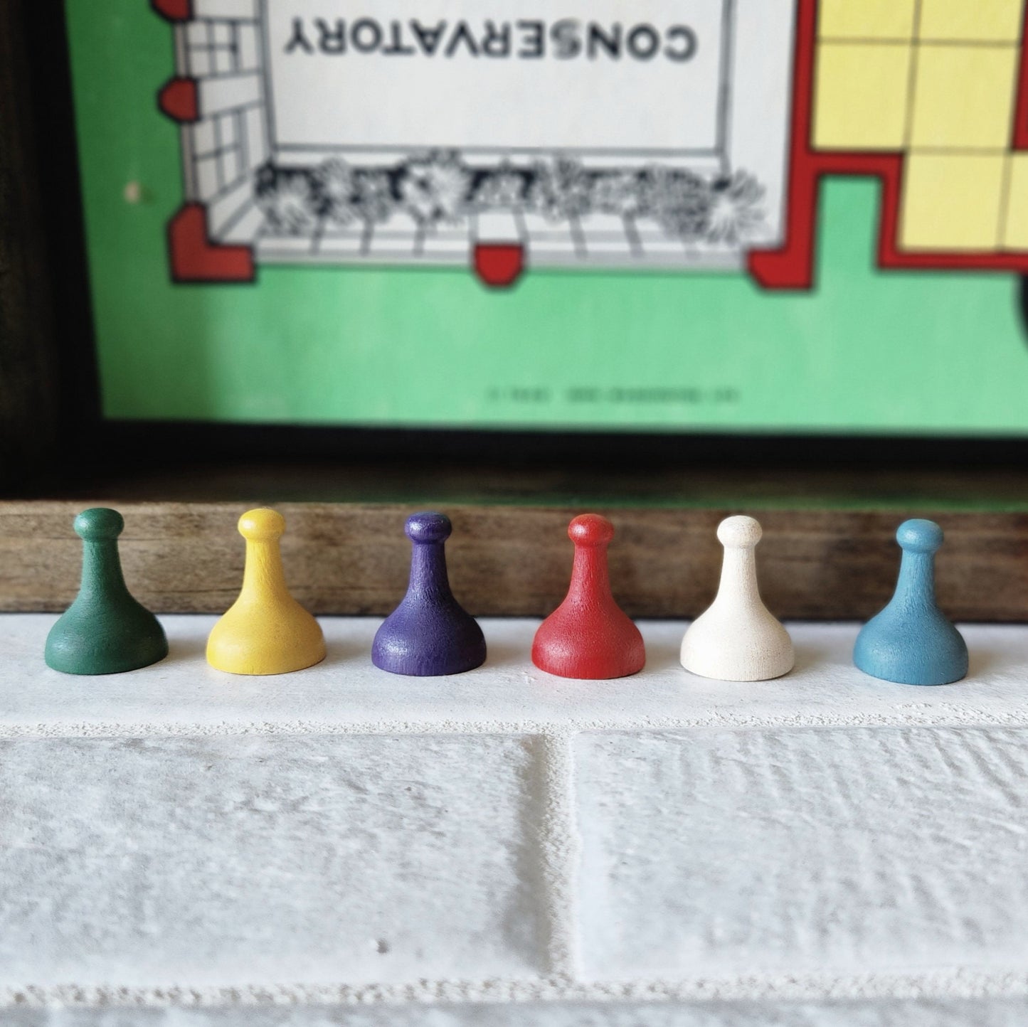 Display and Play 1950 Clue Handmade Framed Board Game