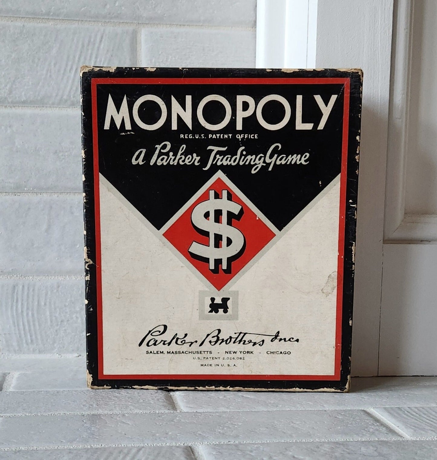 Display and Play 1941 Monopoly Handmade Framed Board Game