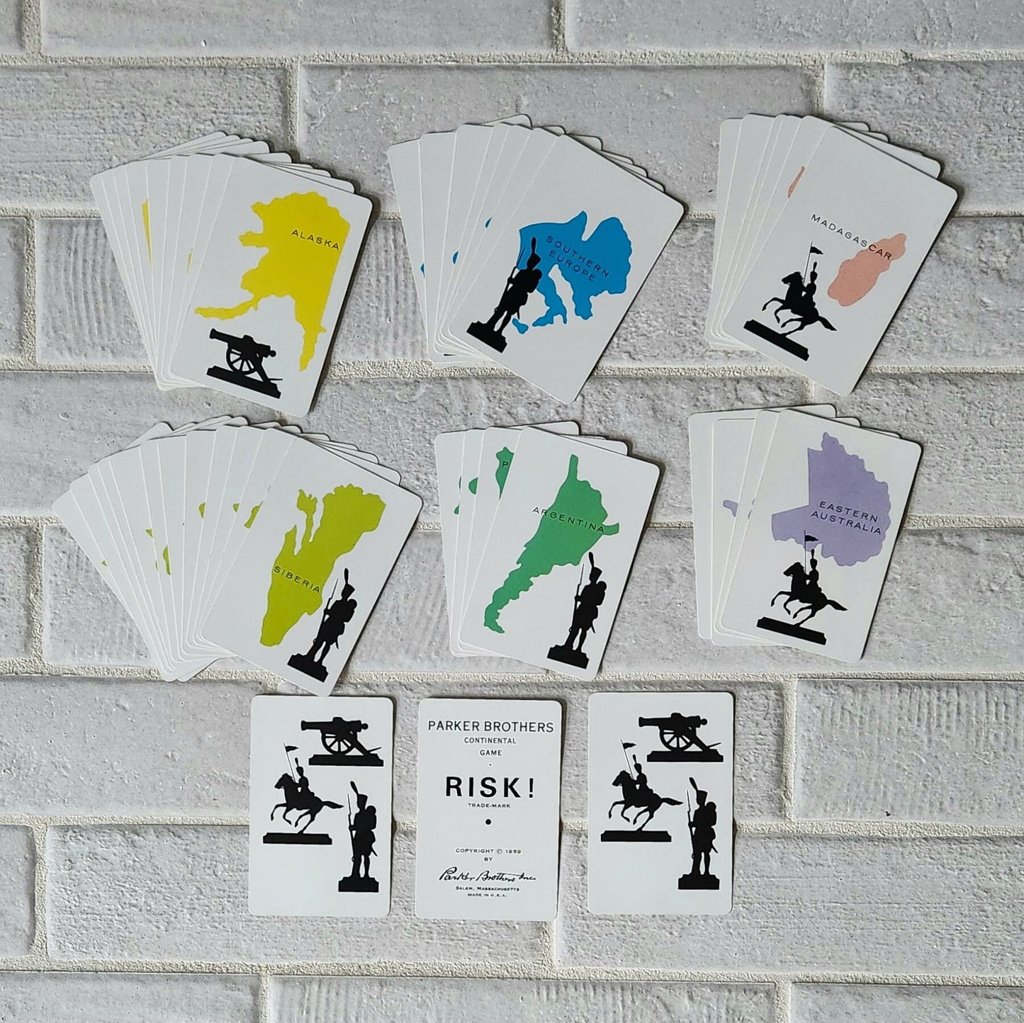 Display and Play 1963 RISK Handmade Framed Board Game