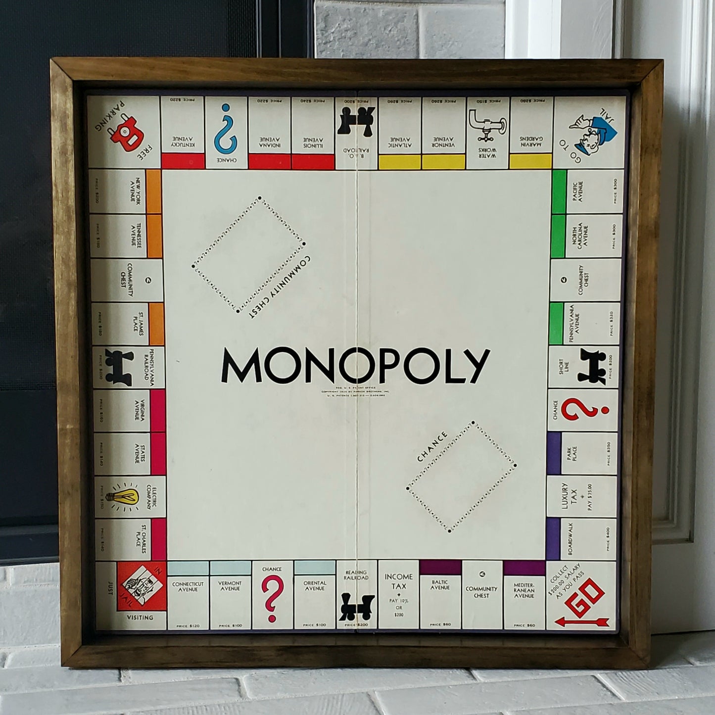 1936 Monopoly - Darrow Copyright Blue with Rare Board