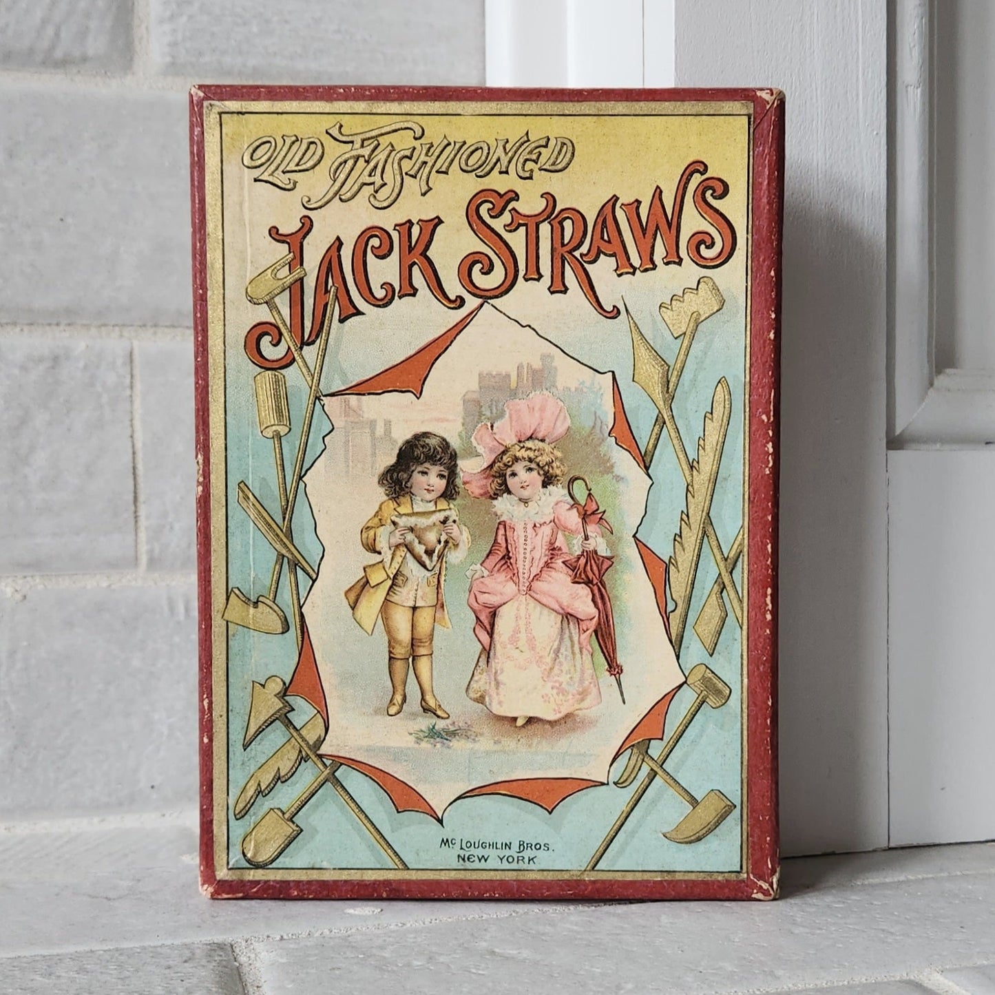 1888 Old Fashioned Jack Straws Game by McLoughlin Brothers