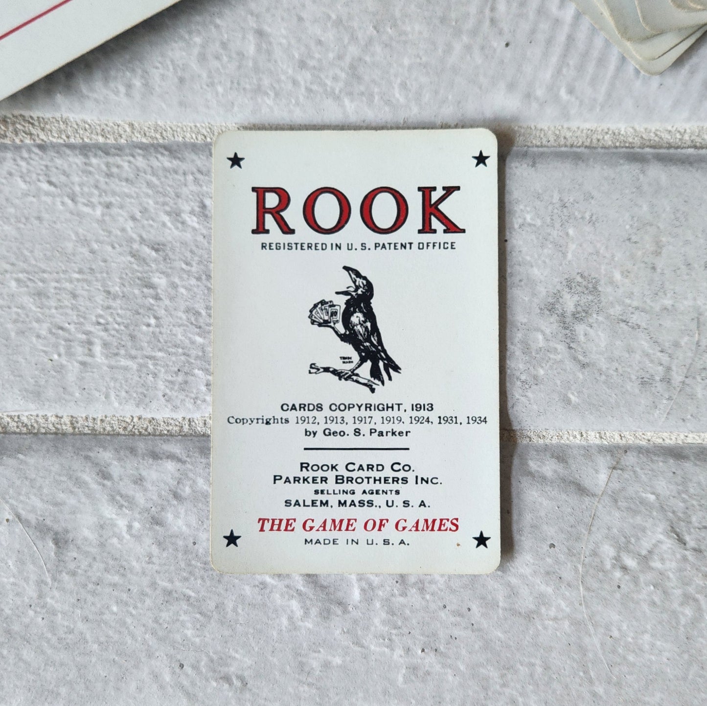 1943 Rook Card Game by Parker Brothers