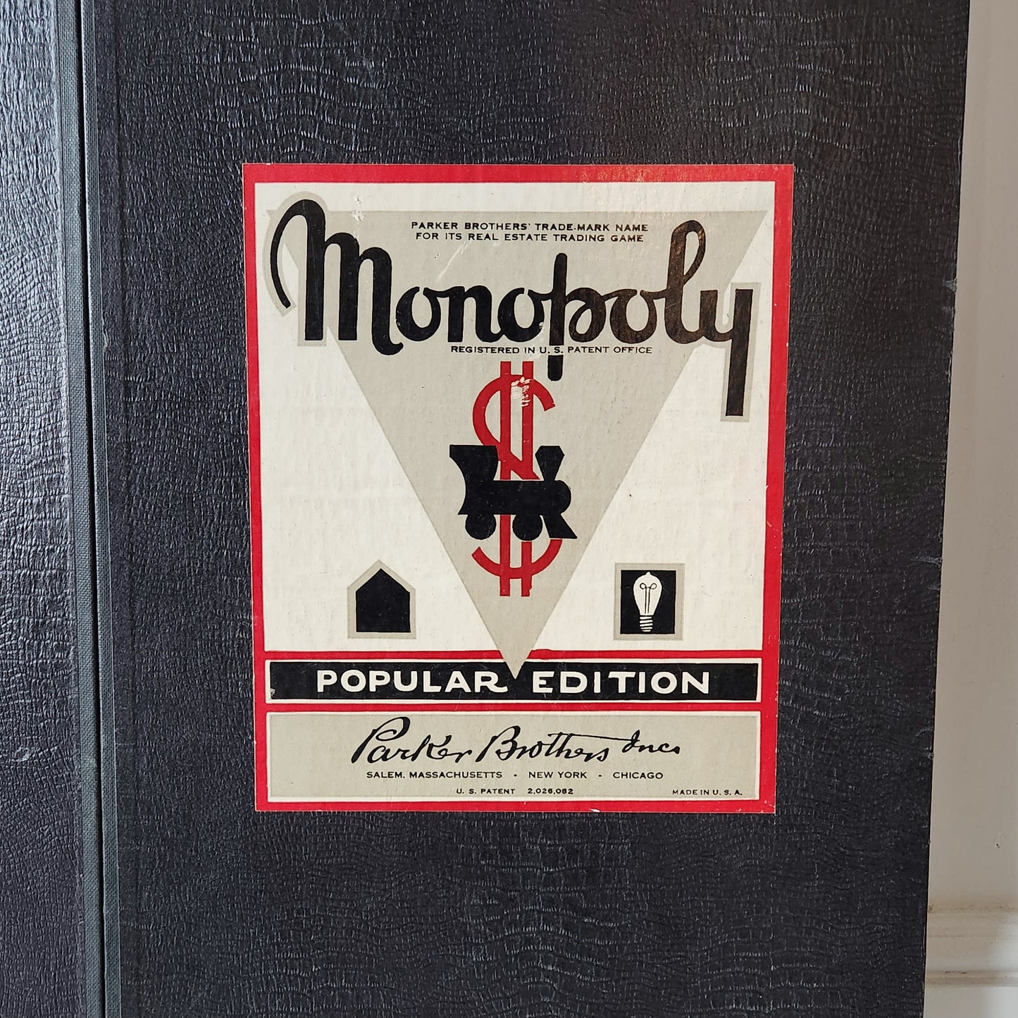 1953 Monopoly Red Mustache Popular Edition Version