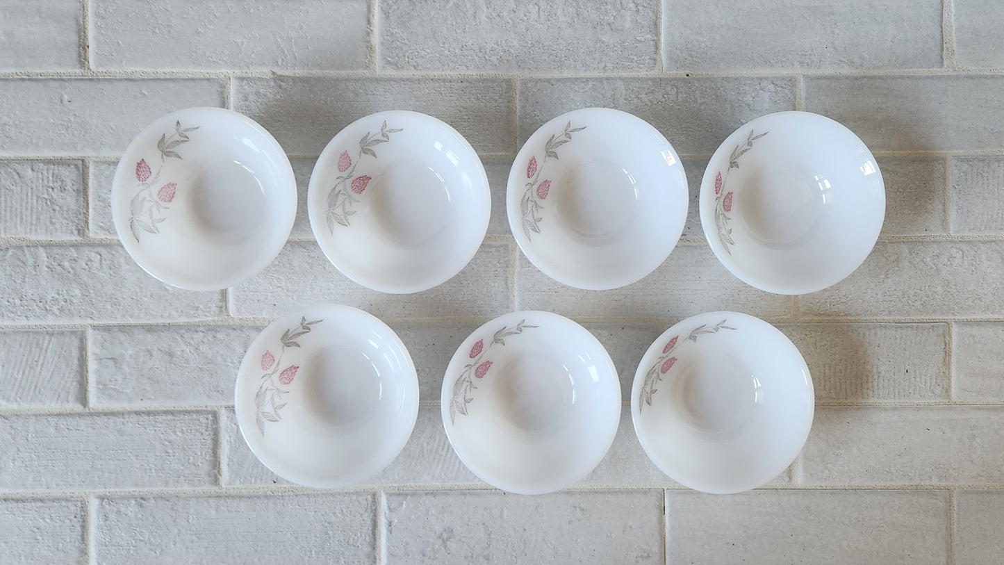 1960s Federal Glass Company Clover Blossom Bowls