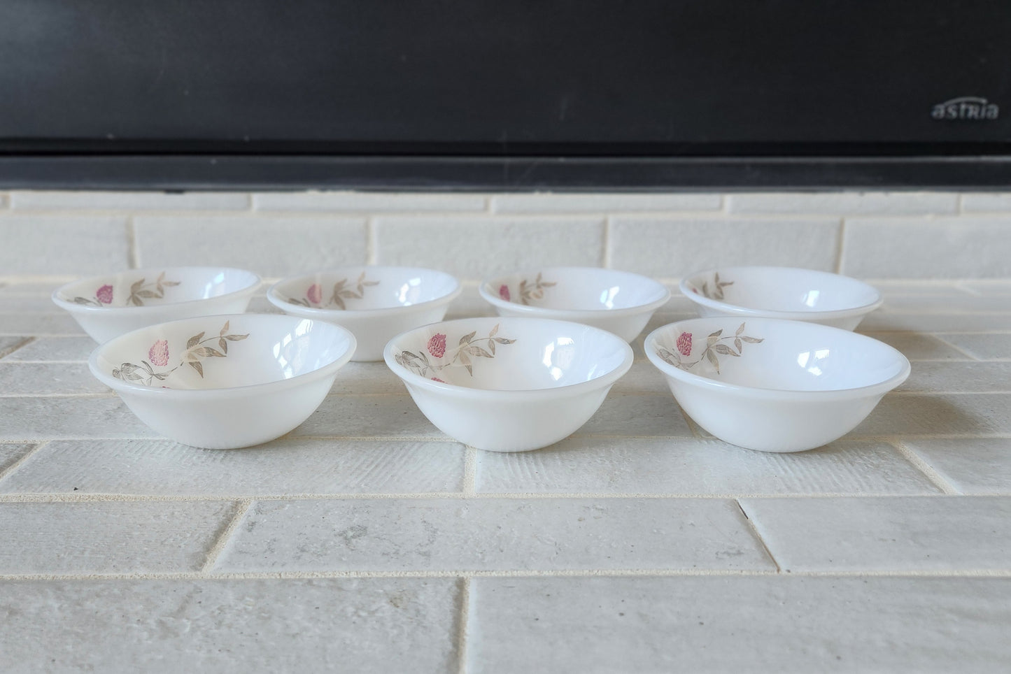 1960s Federal Glass Company Clover Blossom Bowls