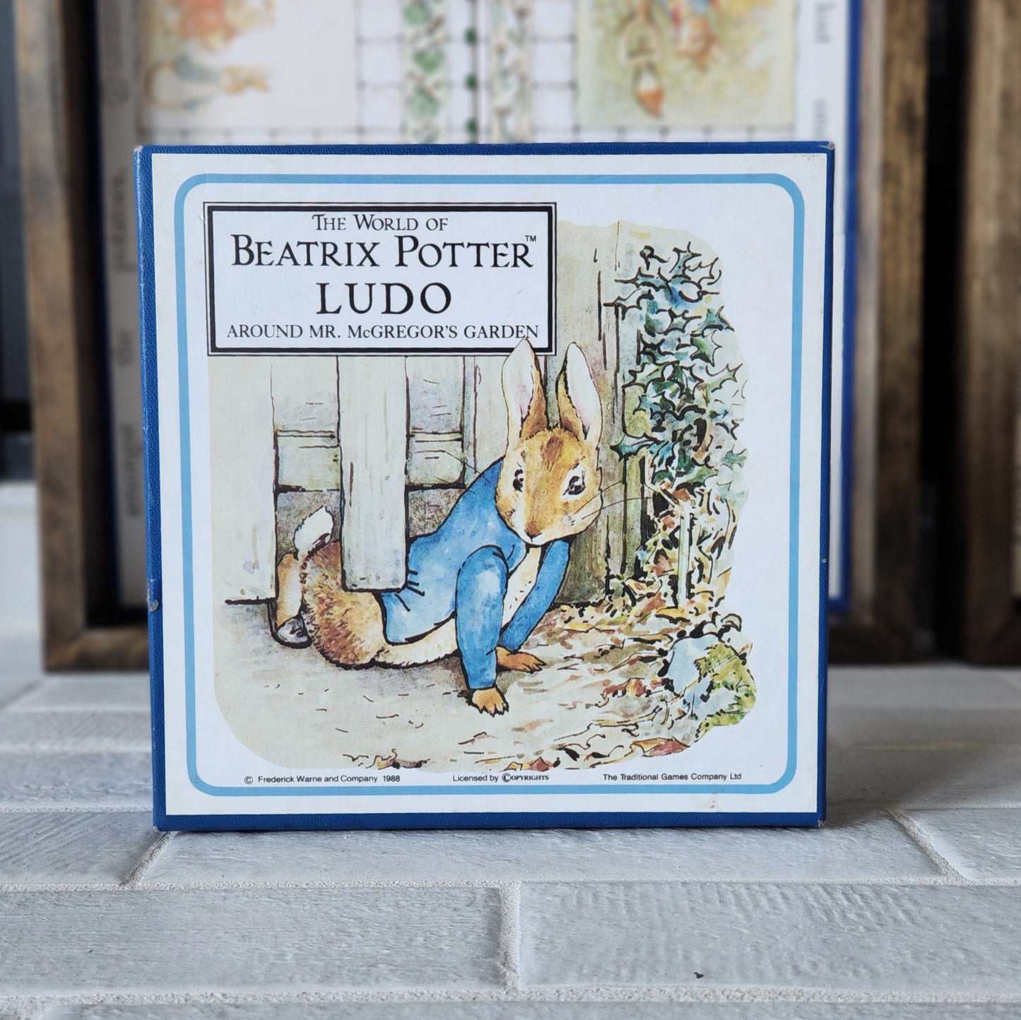 Display and Play 1988 Beatrix Potter Peter Rabbit Handmade Framed Board Games