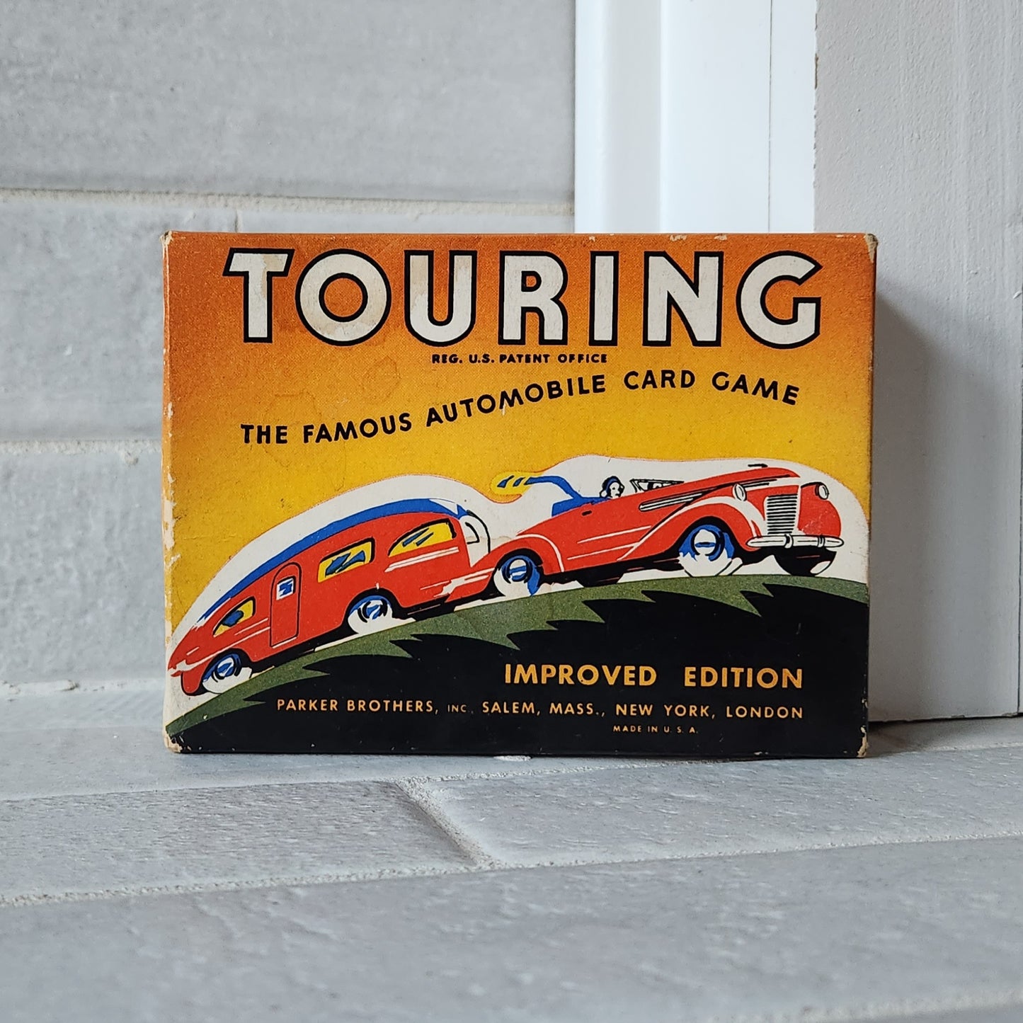 1937 Touring Famous Automobile Card Game by Parker Brothers