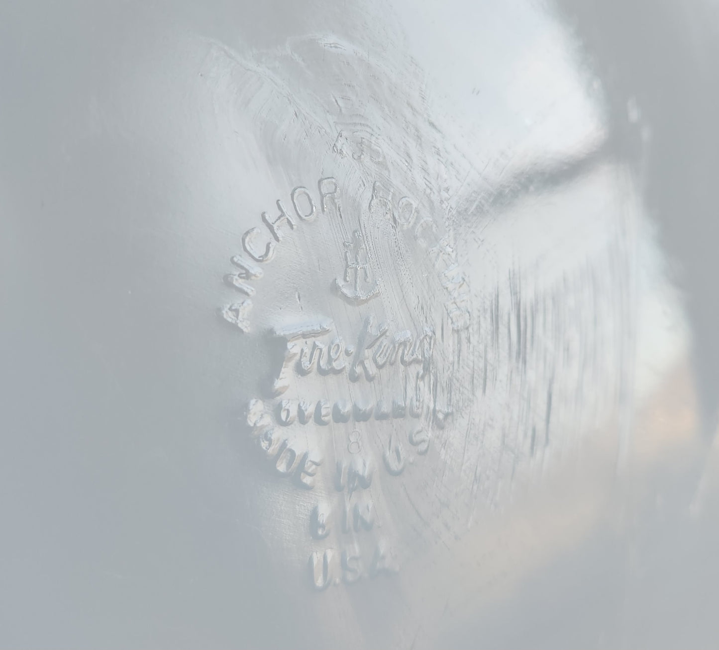 Fire King Anchor Hocking Candle Glow #435 8" Square Baking Dish