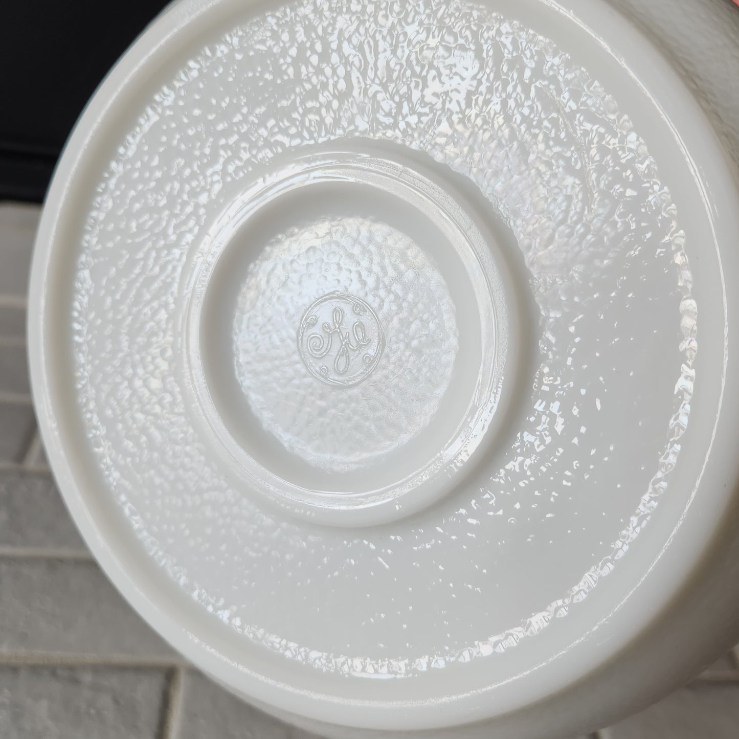 1972 GE DIM45 Stand Mixer Orange Peel Mixing Bowl Set