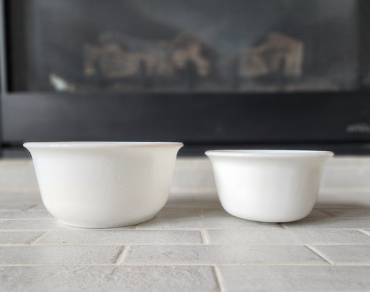 1972 GE DIM45 Stand Mixer Orange Peel Mixing Bowl Set