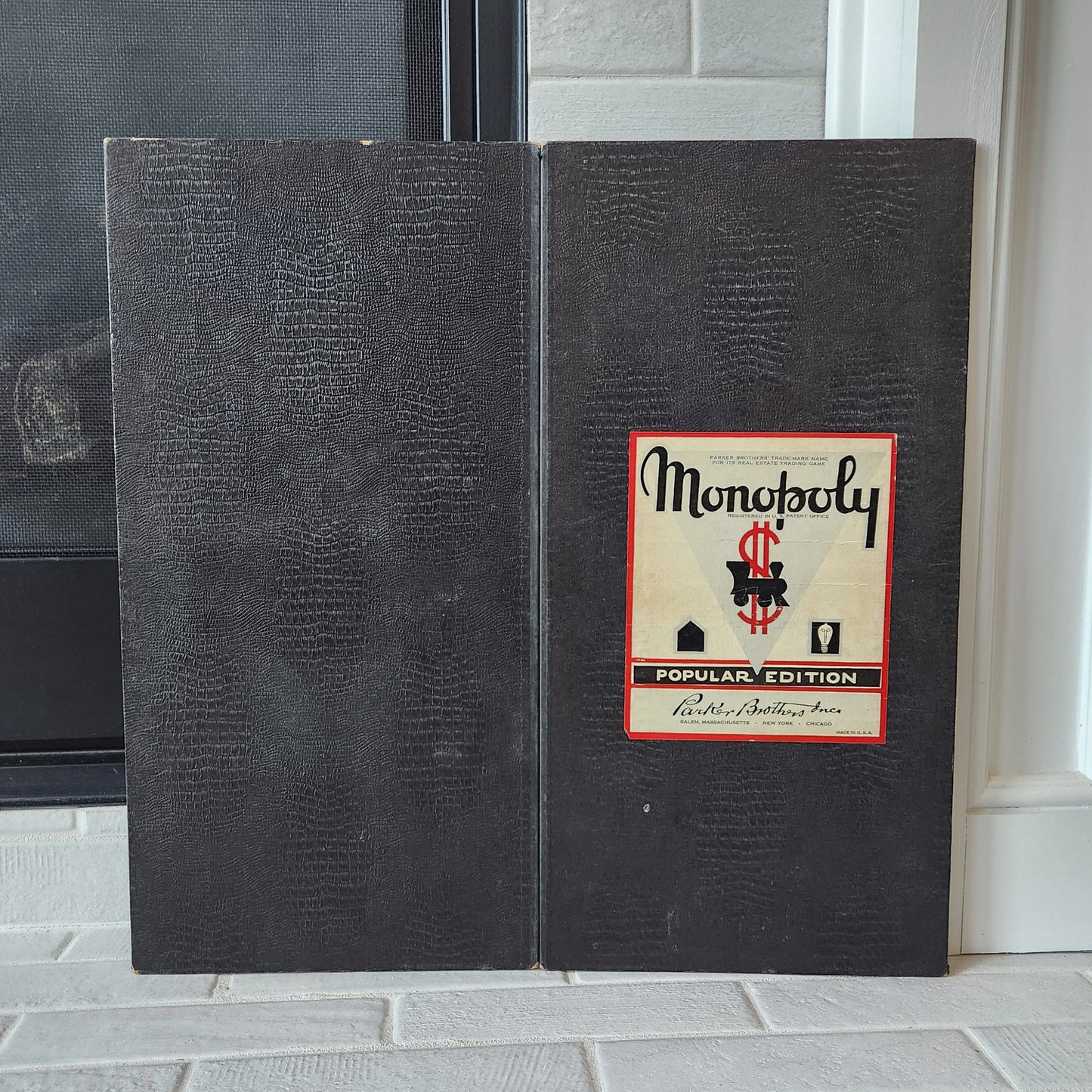 1953 Monopoly Popular Edition Red No Patent Set