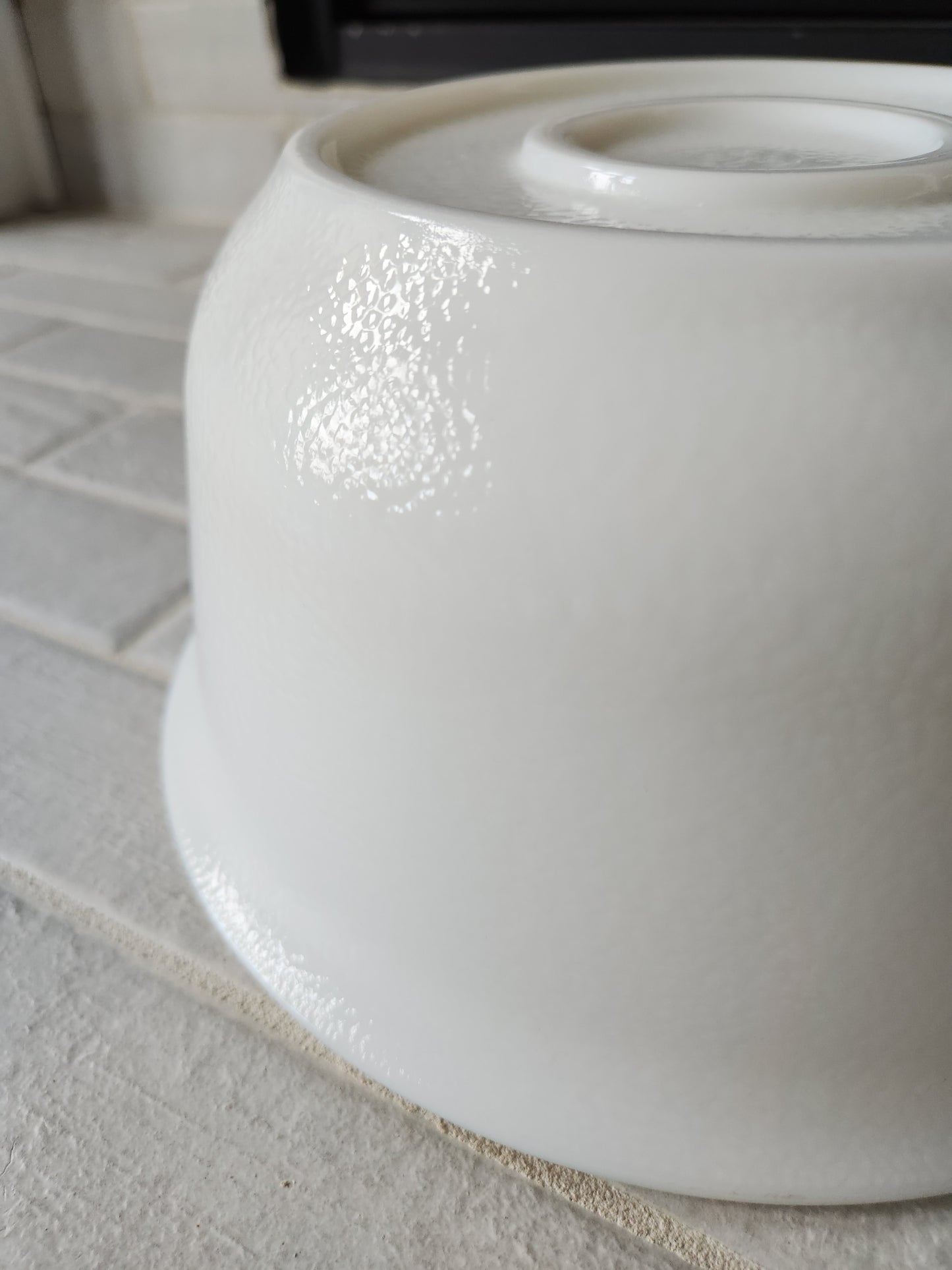 1972 GE DIM45 Stand Mixer Orange Peel Mixing Bowl Set