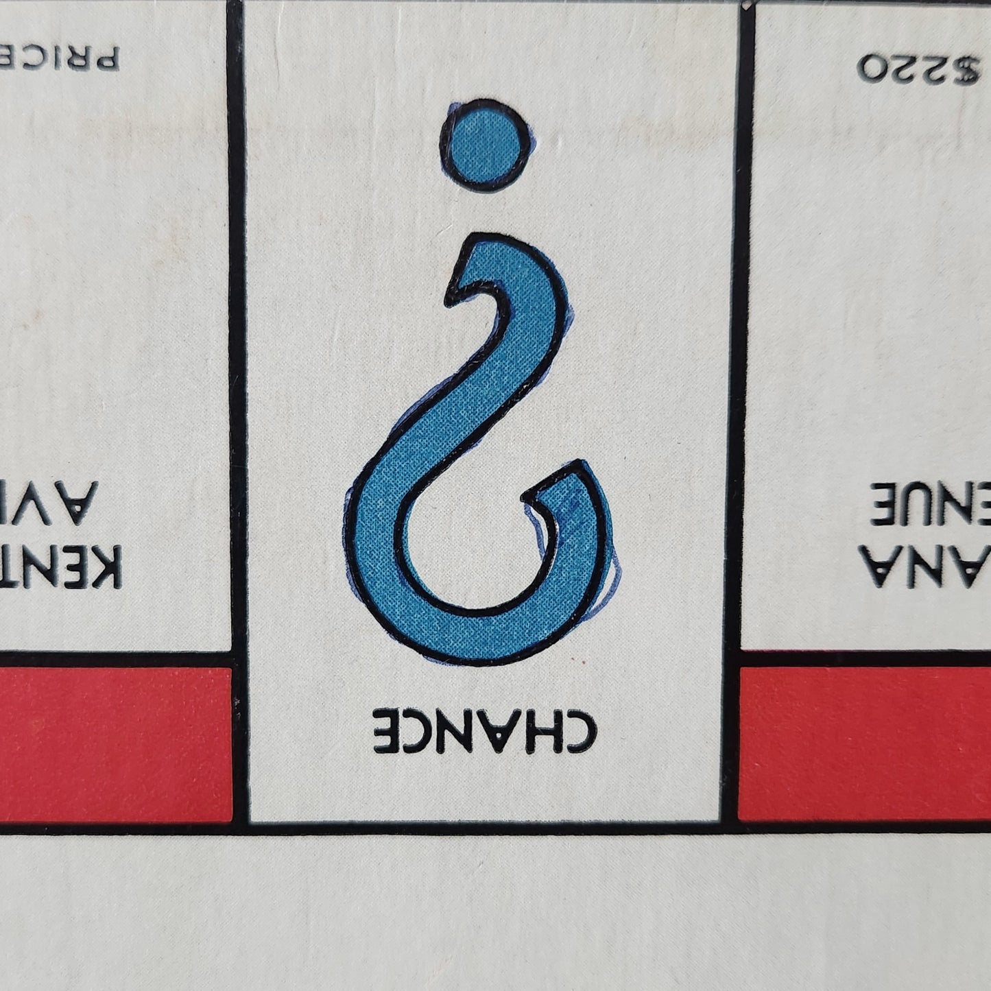 1952 Monopoly Popular Edition Red Single Patent Set