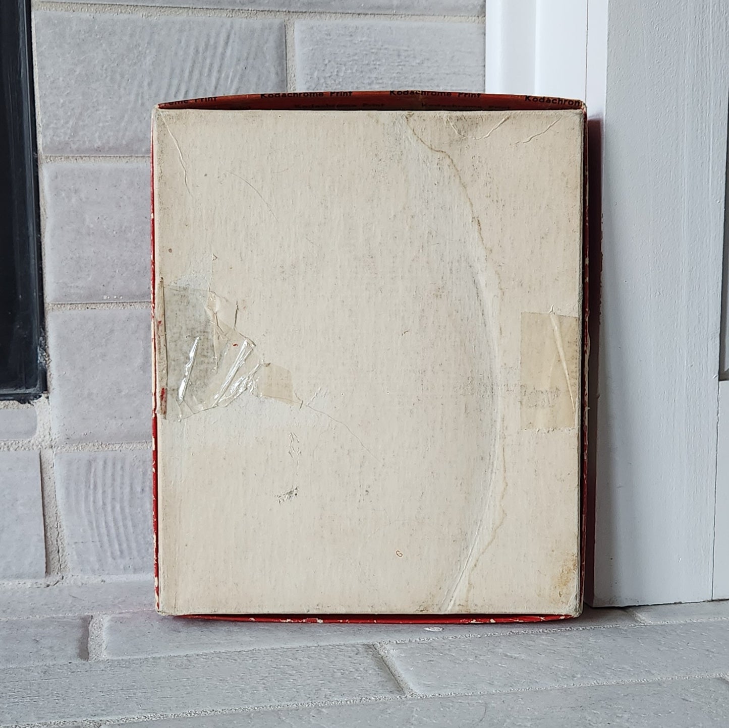 Display and Play 1953 Monopoly Red Mustache Handmade Framed Board Game