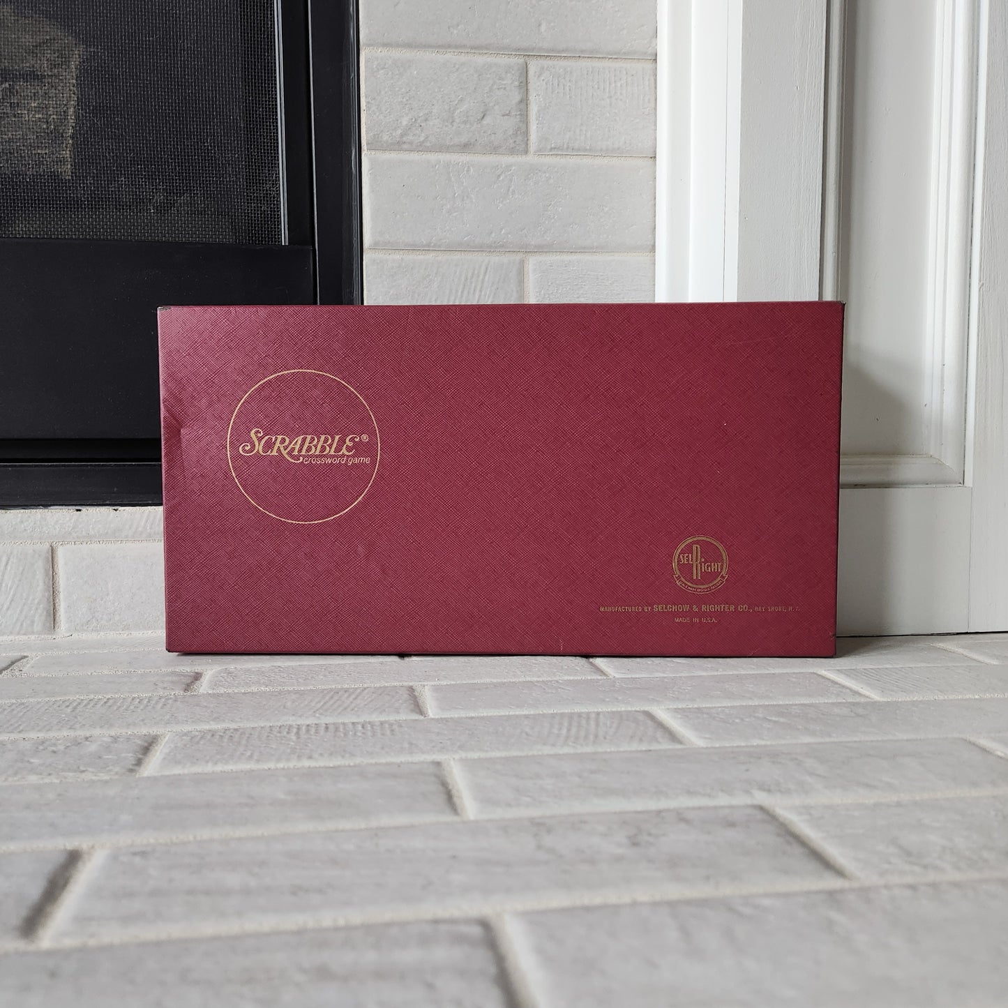 Display and Play 1971 Scrabble Handmade Framed Board Game