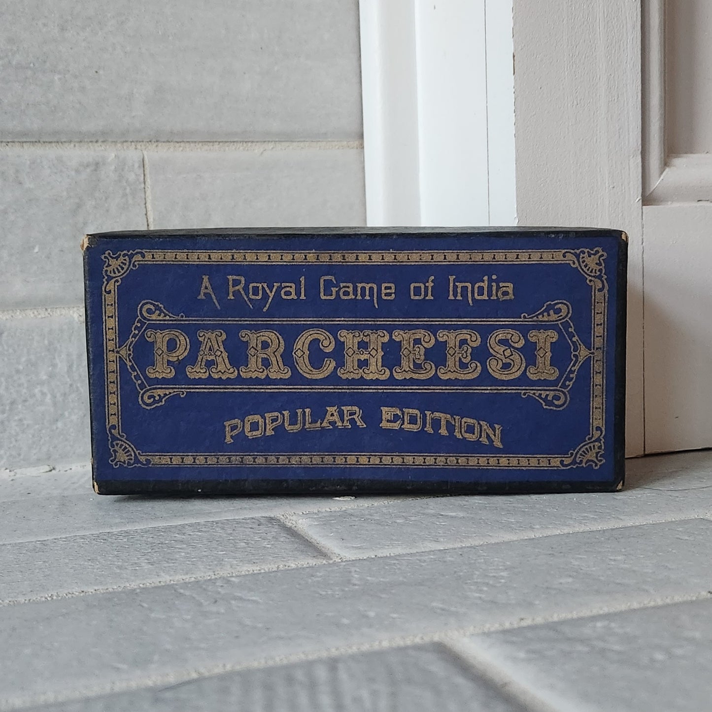 Display and Play 1942 Parcheesi Handmade Framed Board Game