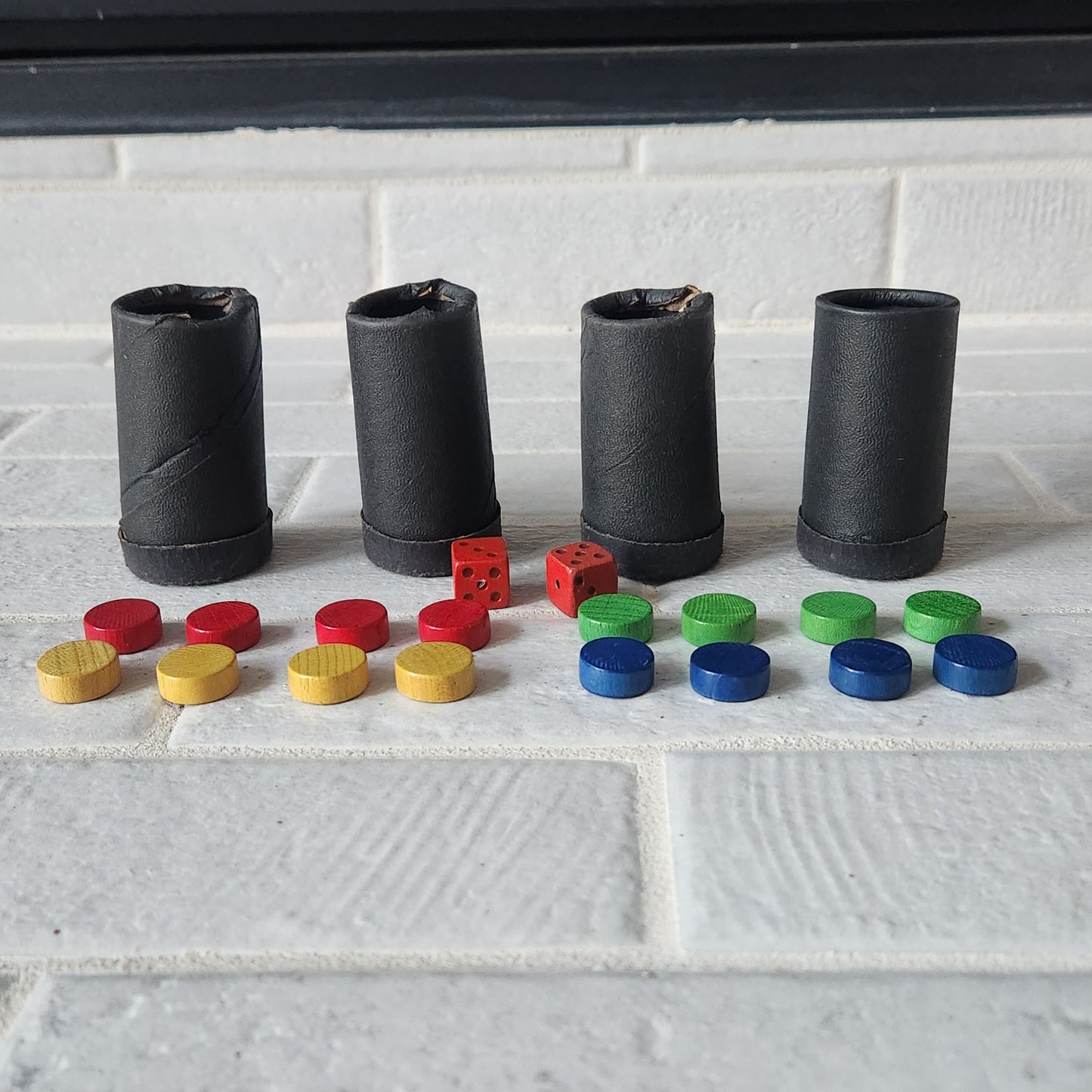 Display and Play 1942 Parcheesi Handmade Framed Board Game