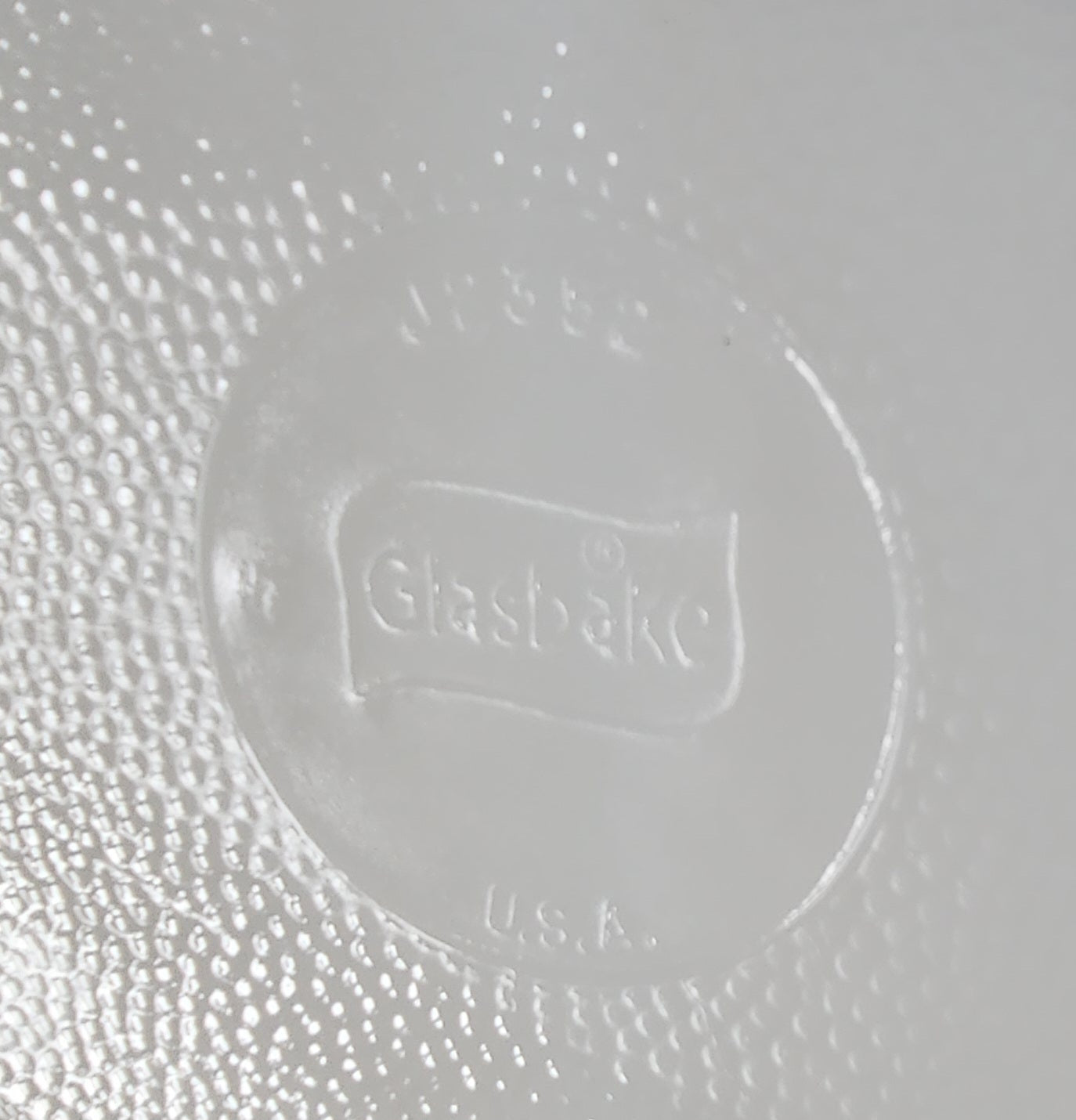 1970s Glasbake Green Crazy Daisy Divided Oval Casserole Dish J2352