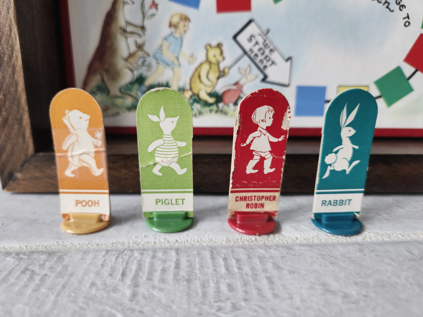 Display and Play 1959 Winnie The Pooh Handmade Framed Board Game