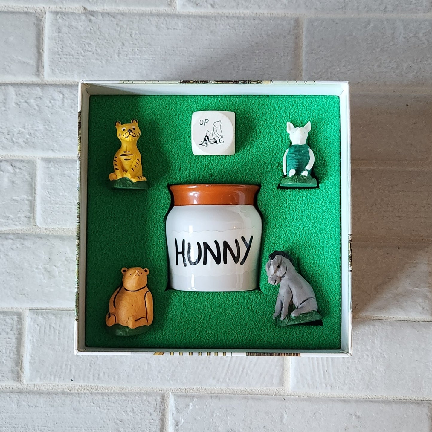 Display and Play 1990 Winnie the Pooh  Handmade Framed Board Game