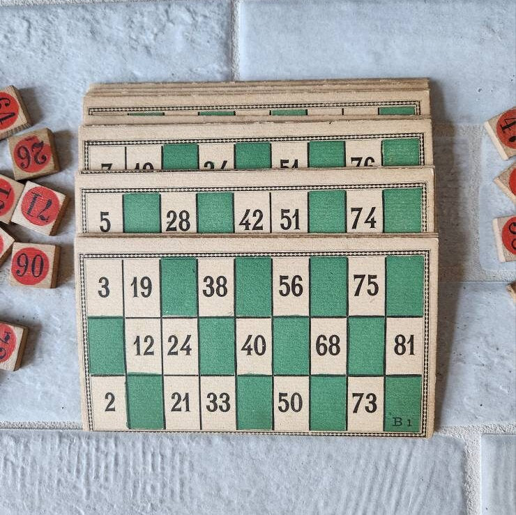 1890s - 1910s Loto Game No. 91