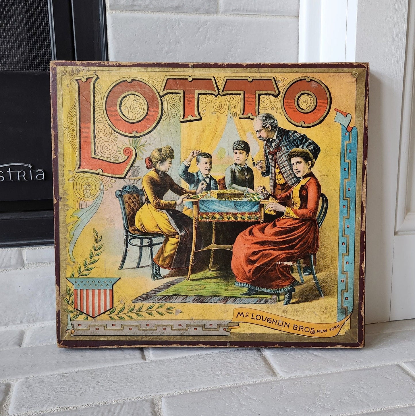 1895 McLoughlin Brothers Lotto Game Number 327
