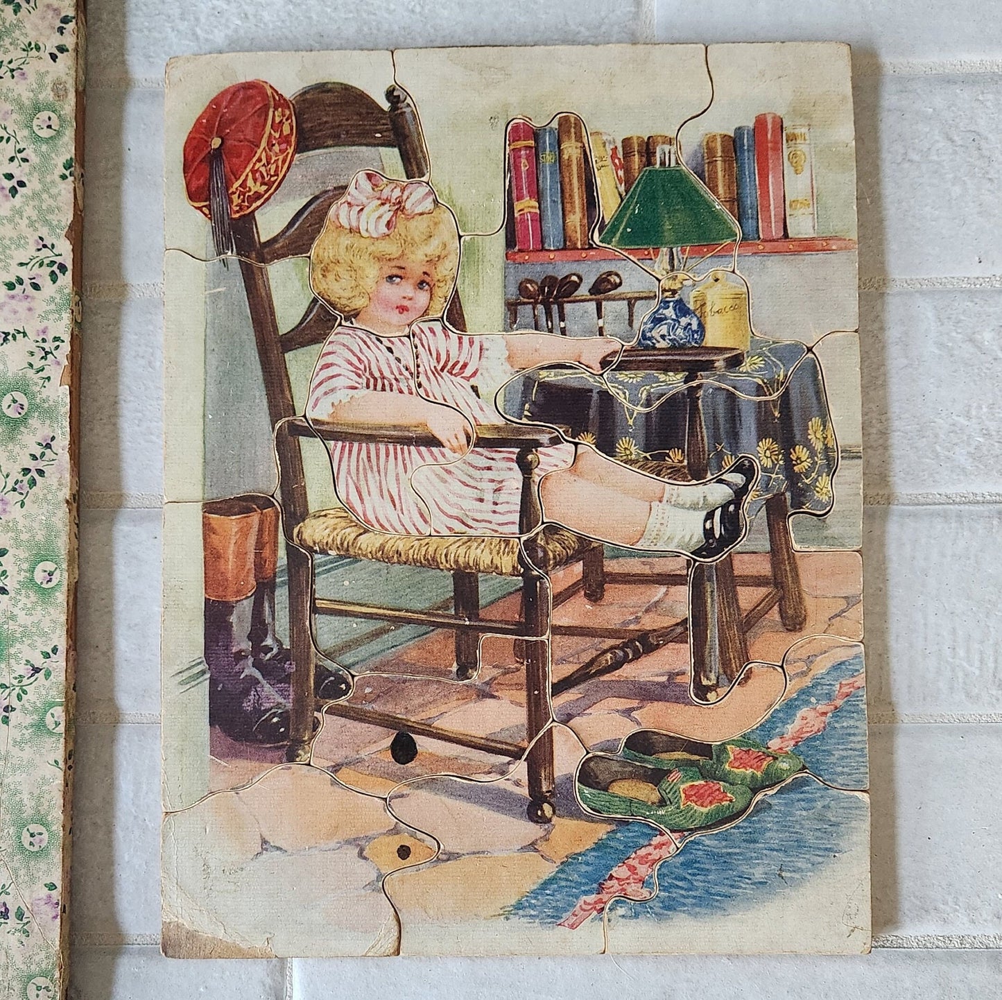 1930s Buzzy Frame Children's Puzzle