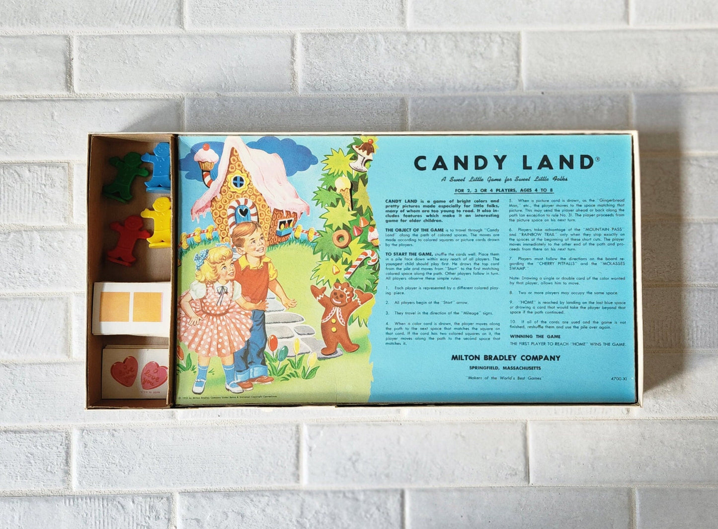 Display and Play 1962 Candy Land Framed Board Game